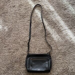 Fossil Black Crossbody Bag with Front Pocket